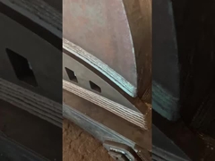 100 mm dikte graafmachine rotsverscheurder Q355B Sterk versterkt bordverscheurder