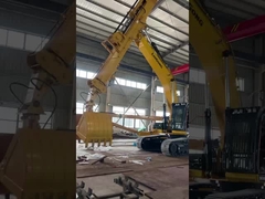 Topprestatie graafmachine telescopische arm met 1.5cbm Clamshell Bucket CE-gecertificeerd