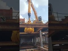 Van dichterbij bekeken: 30 m graafdiepte 35 ton graafmachine telescopische arm voor zwaar gebruik CE-certificering
