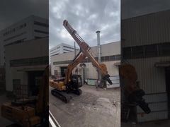 Telescopische arm van 30 ton Clamshell-graafmachine voor groot bereik met BS900-bord CE-gecertificeerde demo